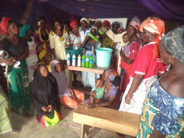 Training of IDPs on Costmetic Production